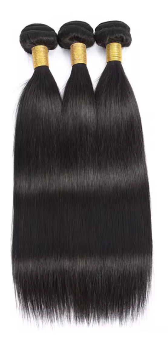 Straight Bundles 100% Raw Brazilian Hair