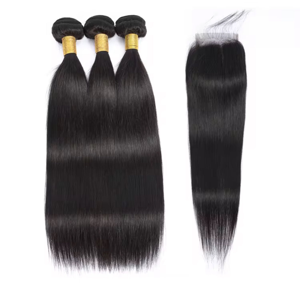 Straight Bundles 100% Raw Brazilian Hair